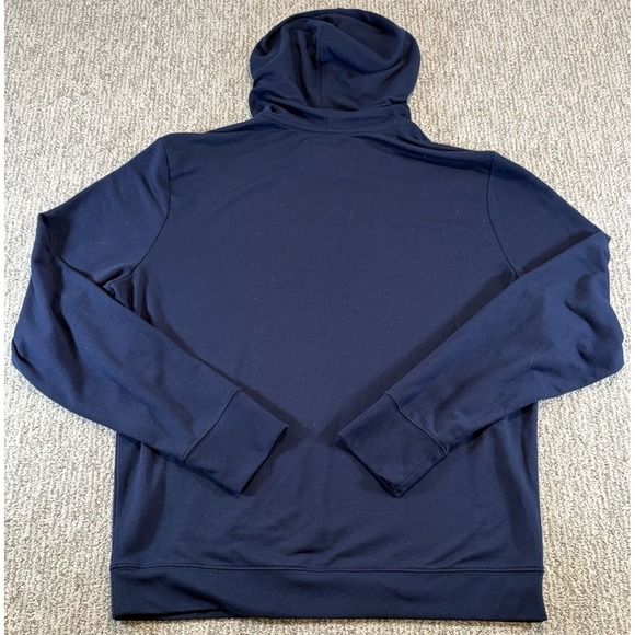 Polo Ralph Lauren Hoodie Mens Medium Blue Sleepwear Knit Lounge Pullover Graphic - Picture 4 of 7